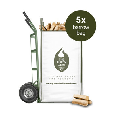 Green Olive Firewood Co Wood Burner Kiln Dried Logs - 5 Bulk Barrow Bags Price Comparisons | Compare The Build