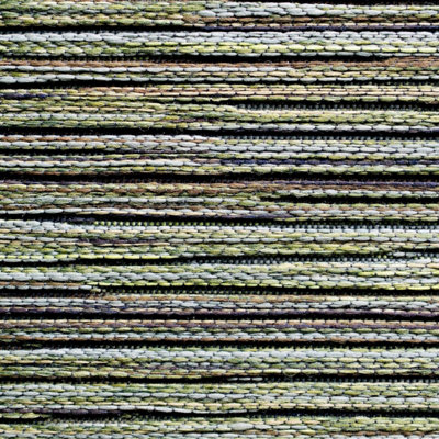 Green Outdoor Rug, Striped Stain-Resistant Rug For Patio, Deck, Garden, 5mm Modern Outdoor Area Rug-120cm X 170cm