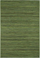Green Outdoor Rug, Striped Stain-Resistant Rug For Patio, Deck, Garden, 5mm Modern Outdoor Area Rug-160cm X 230cm