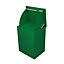 Green Parcel Post Box Lockable Wall Mounted Secure Large Outdoor Letter Smart Mail Drop Box Weatherproof Galvanised Steel