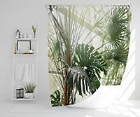 Green plants in botanical garde (Shower Curtain) / Default Title