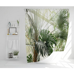 Green plants in botanical garde (Shower Curtain) / Default Title