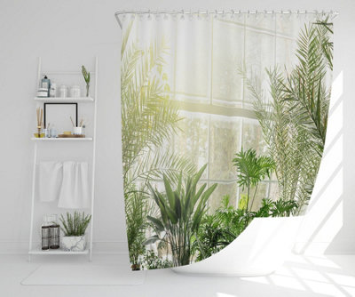 Green plants in botanical gardens (Shower Curtain) / Default Title