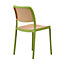 Green Plastic Café Dining Chair