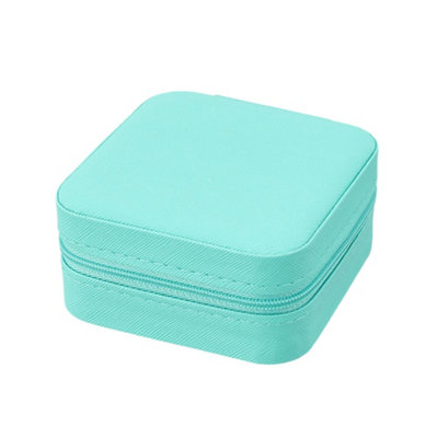 Green Portable Square Multi-functional Jewellery Storage Box with ...