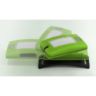 Green Rechargeable Head Torch - Adjustable Band - Automatic Sensor - 2W COB LED