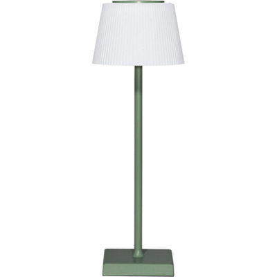 GREEN RGB Rechargeable Table Lamp - Multi-Colour Bedside Light Wireless Dimmable