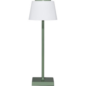 GREEN RGB Rechargeable Table Lamp - Multi-Colour Bedside Light Wireless Dimmable