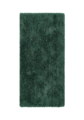 Green Shaggy Rug, 50mm Thickness Anti-Shed Easy to Clean Rug, Modern Shaggy Rug for Bedroom & Dining Room-160cm X 230cm