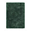 Green Shaggy Rug, 50mm Thickness Anti-Shed Easy to Clean Rug, Modern Shaggy Rug for Bedroom & Dining Room-200cm X 290cm
