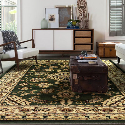 Green Sherborne Rug - Indiana - 160x230cm (5'4"x7'8")