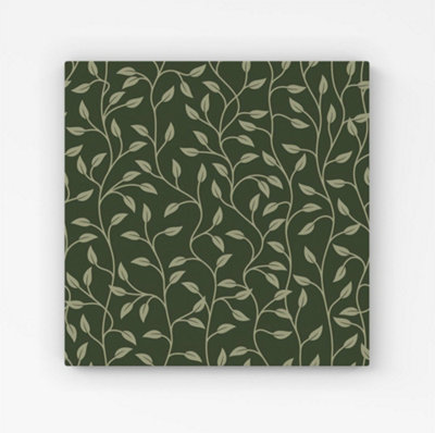 Green Shrub With Leaves HD Metal Print