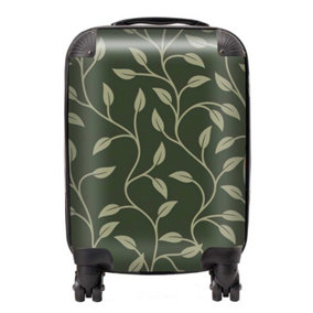 Green Shrub With Leaves Suitcase - Small