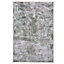 Green Silver Distressed Abstract Anti Slip Washable Runner Rug 80x300cm