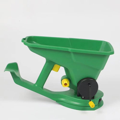 Green Small Gardening Hand Cranked Portable Spreader