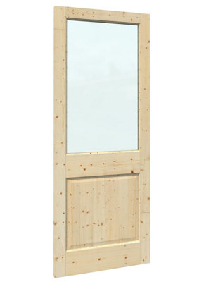 Green & Taylor 2XG Solid Pine Clear Single Glass External Door