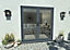 Green & Taylor Anthracite Grey Aluminium External French Doors - 1790 x 2090mm (WxH)