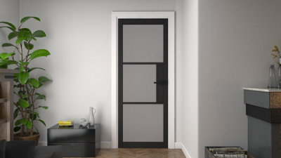 Frosted glass interior door discount