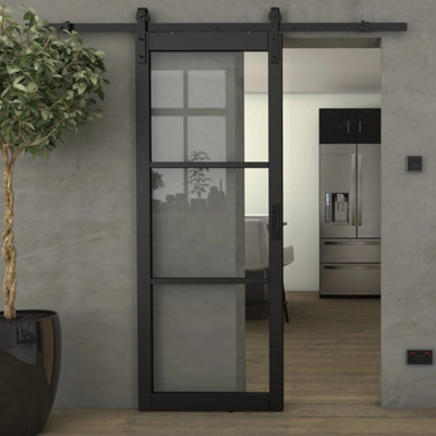 Curated visual reference: Green Taylor Black Heritage Slimline 3 Lite Clear Glass Photo Inspiration
