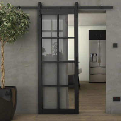 Photo inspiration: Gallery Detail: Green Taylor Black Shaker 8 Lite Clear Glass