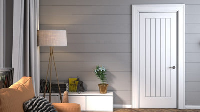 Green & Taylor Cottage Deluxe White - Prefinished Internal Door