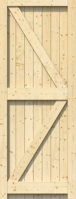 Green & Taylor Framed, Ledged and Braced Solid Pine Gate