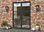 Green & Taylor Heritage Anthracite Grey Aluminium French Doors - 1490 x 2090mm (WxH)