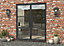Green & Taylor Heritage Anthracite Grey Aluminium French Doors - 1790 x 2090mm (WxH)