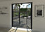 Green & Taylor Heritage Anthracite Grey Aluminium French Doors - 1790 x 2090mm (WxH)