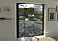 Green & Taylor Heritage Black Aluminium French Doors - 1790 x 2090mm (WxH)