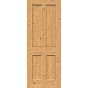 Green & Taylor Knotty Oak Georgian 4 Panel - Prefinished Internal Door