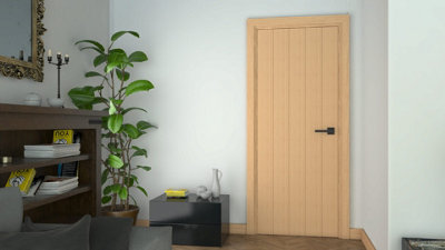 Green & Taylor Oak Traditional Vertical Panel Internal Door