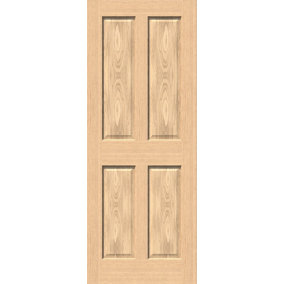Green & Taylor Traditional Oak 4 Panel FD30 Fire Door