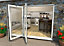 Green & Taylor White Aluminium External Bifolding Doors - 3 Left - 2990 x 2090mm (WxH)