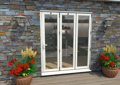 Green Taylor White Aluminium External Bifolding Doors Right
