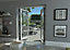 Green & Taylor White Aluminium External French Doors - 1490 x 2090mm (WxH)