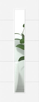 Green & Taylor White Horizontal 1 Lite Clear Glass - Prefinished Internal Door