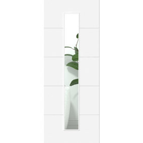 Green & Taylor White Horizontal 1 Lite Clear Glass - Prefinished Internal Door