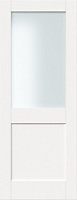Green & Taylor White Shaker 2 Lite Frosted Glass - Prefinished Internal Door