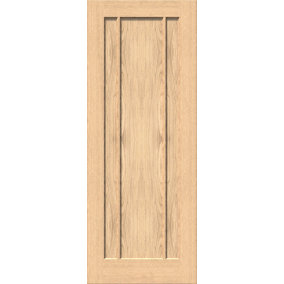 Green & Taylor Worcester Oak 3 Panel Internal Door