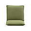 Green Thick Upholstered Chairs Accent Chairs with Metal Legs for Conference Room and Living Room 800mm(H)