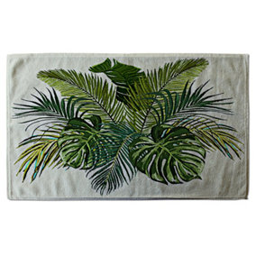 Green Tropical Foliage (Bath Towel) / Default Title