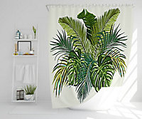 Green Tropical Foliage (Shower Curtain) / Default Title