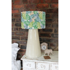 Green Tropical Palm Leaves (Ceiling & Lamp Shade) / 25cm x 22cm / Ceiling Shade
