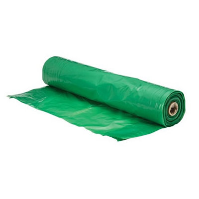 Green Vapour Check / Damp Proof Membrane, 125mu / 500 Gauge - 4m Wide ...