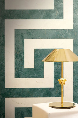 Green Versace 6 Geometric Wallpaper By AS Creation
