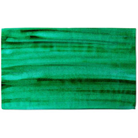 Green Watercolour Strokes (Bath Towel) / Default Title