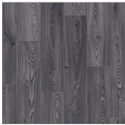 Green Wharf Oak Grey Wood Effect Click Laminate Flooring-Plank (12mm),For Home (All Room) & Commercial Use-Covers 1.45sqm