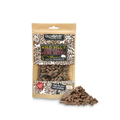 Green & Wilds Dog Treats Buffalo Mini Bites 75g