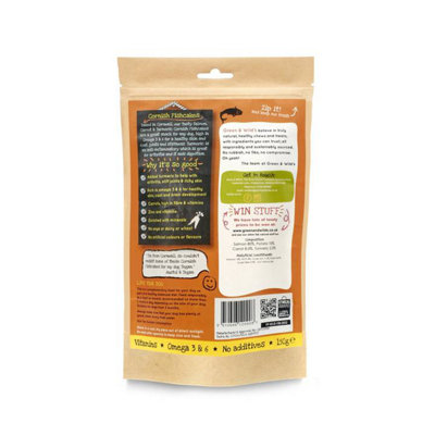 Green & Wilds Dog Treats Cornish Fishcakes with Turmeric 150g